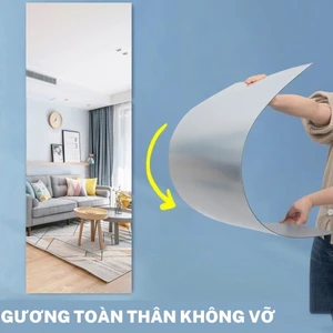 Gương dán tường 100x30cm- giá tốt nhất