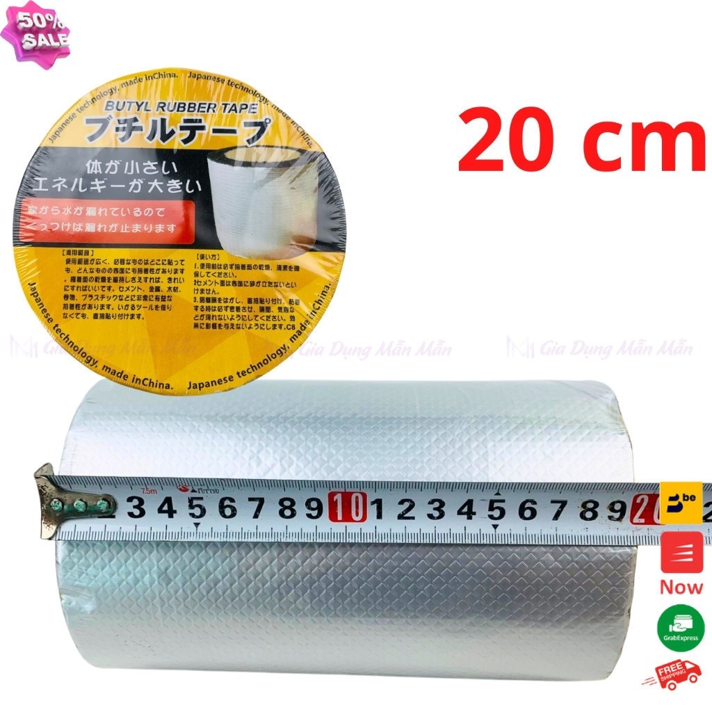 (freeship 15k) Băng keo chống thấm X2000 cao cấp dài 5m