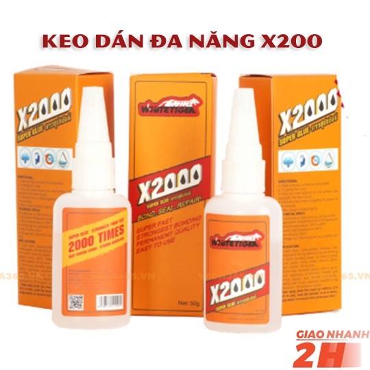 Keo dán đa năng siêu dính X2000 chống nước, loại cao cấp SIÊU HOT