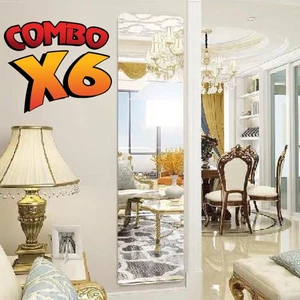 Combo 6 bộ Gương 30x30cm dán tường