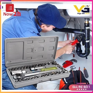 Bộ Dụng Cụ Sữa Chữa 40 Món Chuyên Dụng Cho Xe Máy, Ô Tô