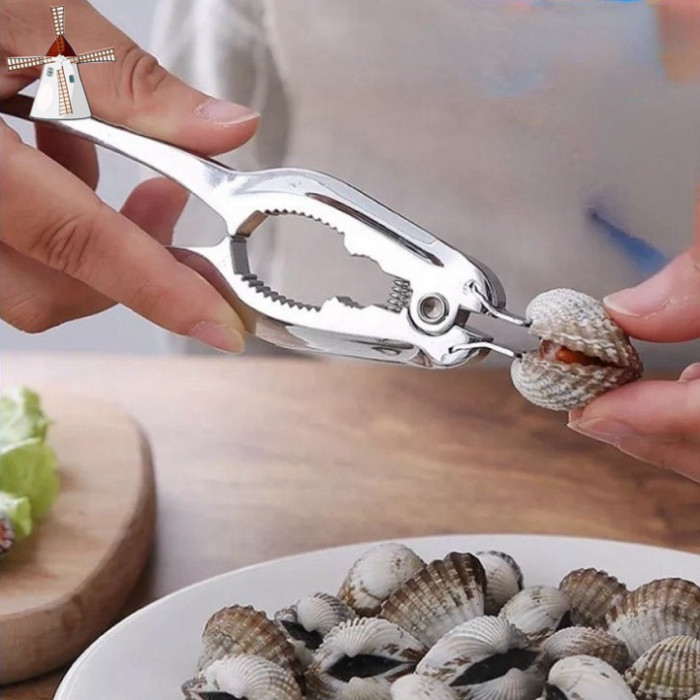 Dụng Cụ Tách Sò Huyết Inox Kìm tách sò lông, hàu, kiềm kẹp cua, tách hạt, quả... inox cao cấp Kềm Tách Sò Huyết Inox