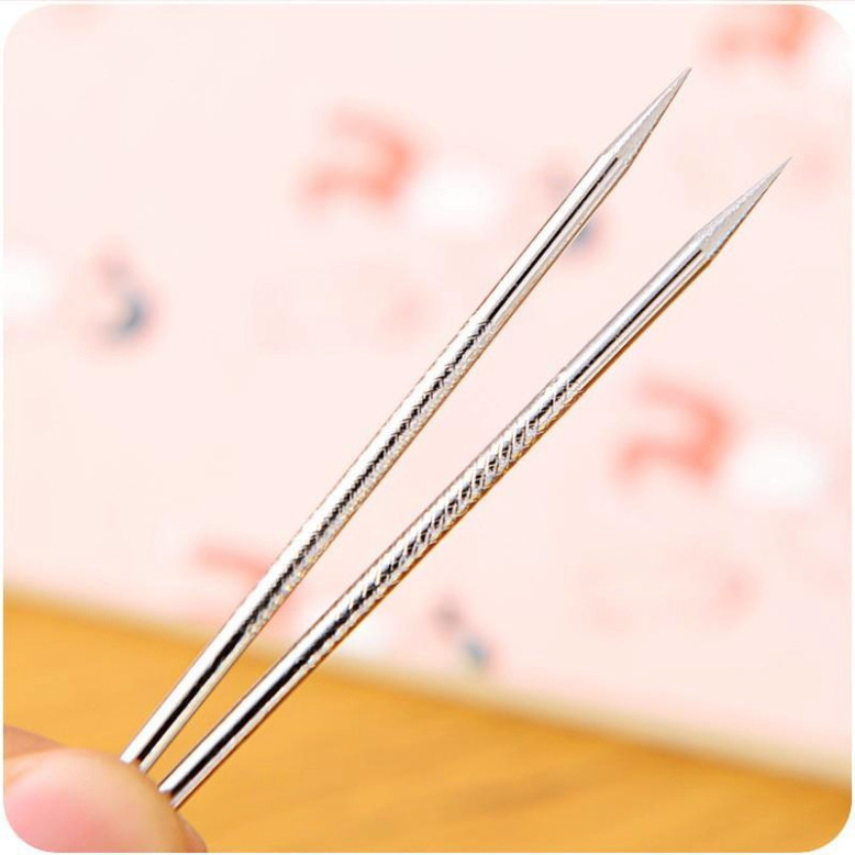 Mua 10 tặng 1 Cây Nặn Mụn Đầu Đen, Mụn Trứng Cá Cho Cả Nam Nữ ,Que Lấy Mụn 2 Đầu Từ Thép Inox Không Gỉ 8,5cm