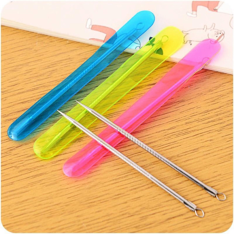 Mua 10 tặng 1 Cây Nặn Mụn Đầu Đen, Mụn Trứng Cá Cho Cả Nam Nữ ,Que Lấy Mụn 2 Đầu Từ Thép Inox Không Gỉ 8,5cm