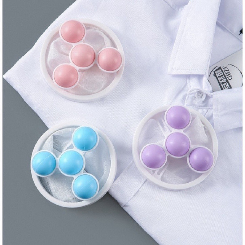 Combo 2 Phao Lọc Cặn Bẩn Máy Giặt Thông Minh Tiện Lợi, Túi Lọc Rác Loại Bỏ Sợi Tóc Bụi Bẩn Vệ Sinh Lồng Máy Giặt