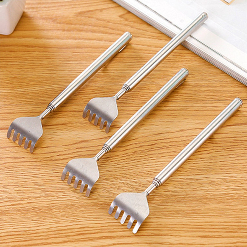 Cây Gãi Lưng Inox Kéo Dài Rút Gọn 50Cm - Dụng Cụ Gãi Ngứa Inox Rút Gọn Kéo Dài Siêu Đỉnh