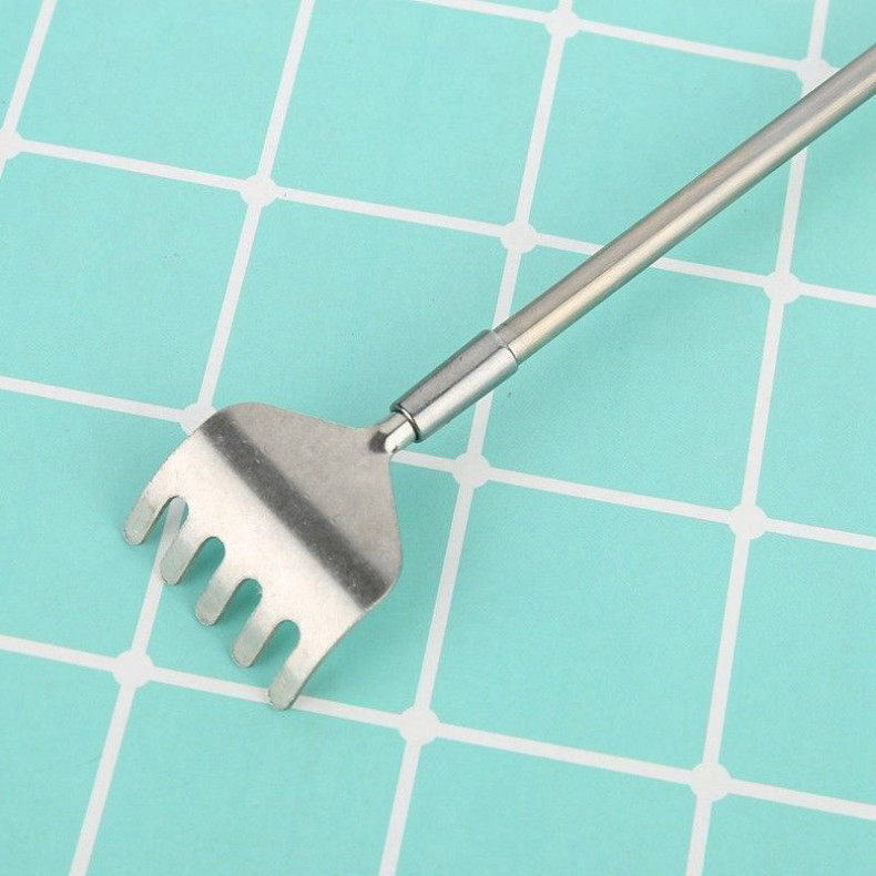 Cây Gãi Lưng Inox Kéo Dài Rút Gọn 50Cm - Dụng Cụ Gãi Ngứa Inox Rút Gọn Kéo Dài Siêu Đỉnh