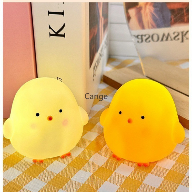 Mua 10 tặng 1 Đèn Ngủ Gà Vàng Nhỏ Chiếu Sáng, Đồ Trang Trí Hoạt Hình Dễ Thương, Sáng Tạo Phòng Ngủ Dùng Pin Cúc Áo
