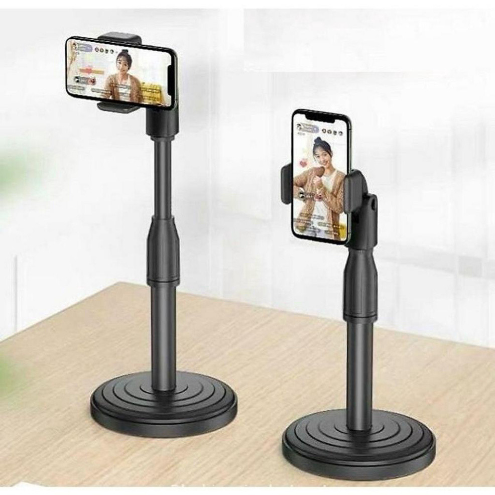 Giá Đỡ Điện Thoại Để Bàn DC-01, Kẹp Chống Lưng 360 Đế Chân Tròn Để Bàn, Giá Đỡ Tiện Lợi Đa Năng DC-01