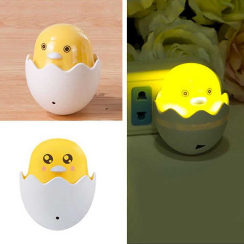 Đèn Ngủ Cảm Ứng Gà Con Cảm Biến Dễ Thương - Đèn Ngủ Vịt Thông Minh Để Đầu Giường