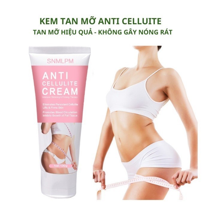 Kem tan mỡ SLIM 250ml giảm béo giảm mỡ bụng toàn thân nhanh chóng hiệu quả không gây nóng rát H06
