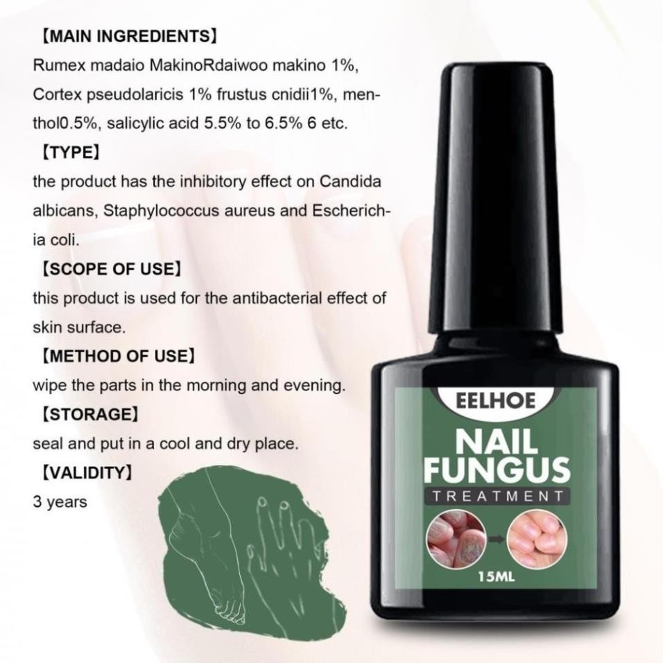 Serum nấm móng tay chân dưỡng cứng móng EELHOE 15ml hết sạch nấm bọng móng hư khoé nước H10