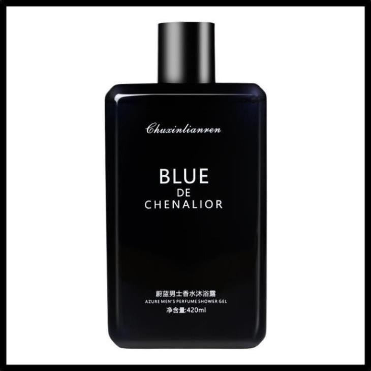 Sữa tắm nam hương nước hoa thơm lâu BLUE 420ml dưỡng ẩm ngăn ngừa đổ mồ hôi H11