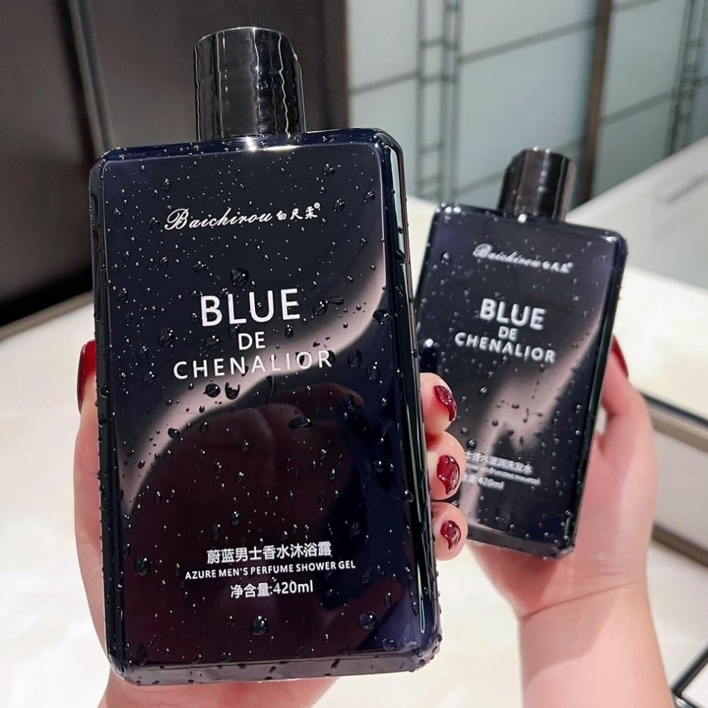 Sữa tắm nam hương nước hoa thơm lâu BLUE 420ml dưỡng ẩm ngăn ngừa đổ mồ hôi H11