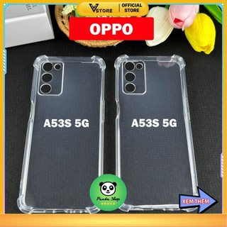 Ốp lưng Oppo A53S 5G Bảo Vệ Cam, Chống Sốc, Trong Suốt, Silicon Vstore