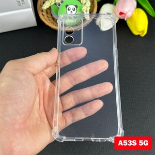 Ốp lưng Oppo A53S 5G Bảo Vệ Cam, Chống Sốc, Trong Suốt, Silicon Vstore