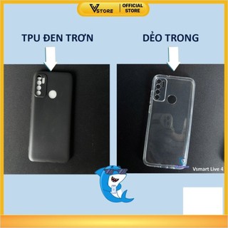 ốp lưng vsmart live 4 / live nhựa dẻo silicon bảo vệ điện thoại toàn diện chống xước va đập