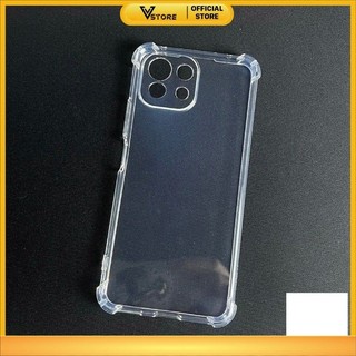 ốp lưng xiaomi 11t / 11t pro / 11 lite 5g trong suốt silicon chống sốc viền vuông bảo vệ cam