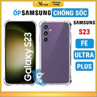 ốp lưng samsung s23 fe / s23 plus /ultra 5g nhựa dẻo trong suốt silicon cao cấp chống sốc bảo vệ cam