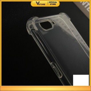ốp lưng oppo a3s, a1k dẻo trong suốt silicon cao cấp chống sốc bảo vệ điện thoại viền vuông Vstore