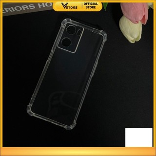 ốp lưng oppo a57 / a77 4g 2022 dẻo trong suốt silicon cao cấp chống sốc bảo vệ điện thoại viền vuông Vstore