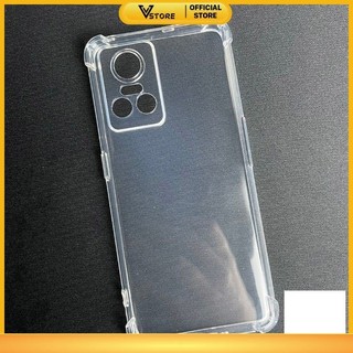 ốp lưng realme gt neo 3 trong suốt silicon chống sốc va đập viền vuông bảo vệ điện thoại toàn diện Vstore