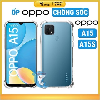 ốp lưng oppo a15, a15s nhựa dẻo trong suốt silicon cao cấp chống sốc bảo vệ điện thoại viền vuông