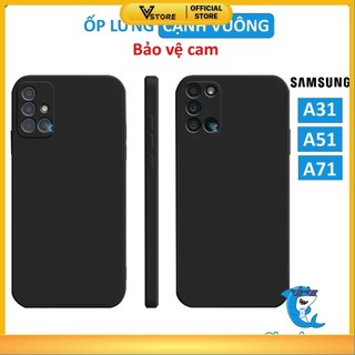 Ốp lưng samsung A51, A31, A71 cạnh vuông bảo vệ cam Vstore cao cấp Vỏ bao lưng điện thoại ss