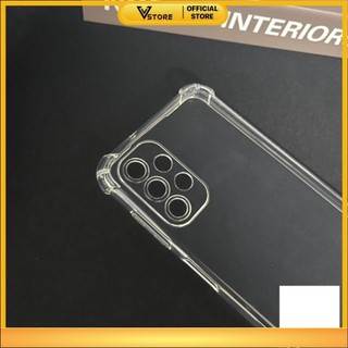 ốp lưng samsung a13, a23 nhựa dẻo trong suốt silicon cao cấp chống sốc va đập cạnh vuông bảo vệ Vstore