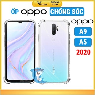 ốp lưng oppo a5 2020 / a9 2020 nhựa dẻo trong suốt silicon cao cấp chống sốc viền vuông bảo vệ đt