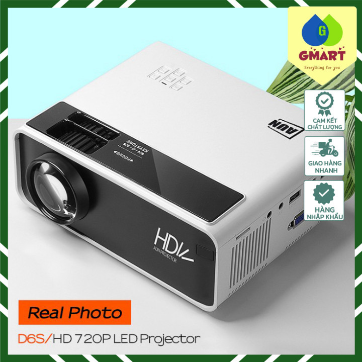 GSmart - Máy chiếu mini AUN D60 2800 Lumens | Shopee Việt Nam