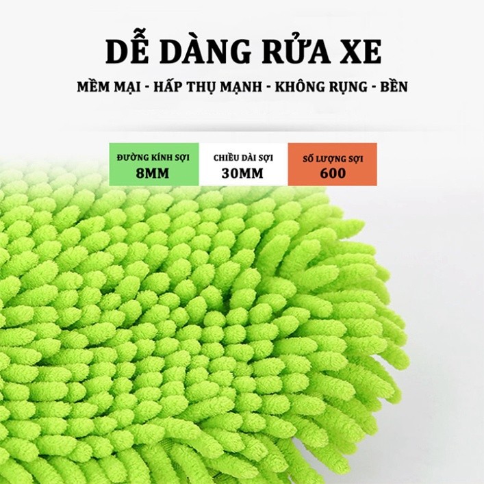 Chổi lau rửa xe hơi chuyên dụng rửa xe ô tô sợi mềm