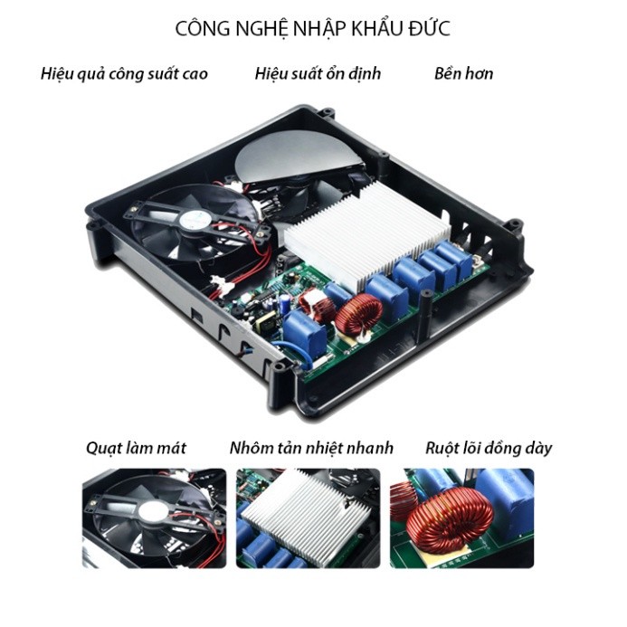 Bếp điện công nghiệp 3500W công suất cao, kiểm soát nhiệt độ, hẹn giờ chính xác