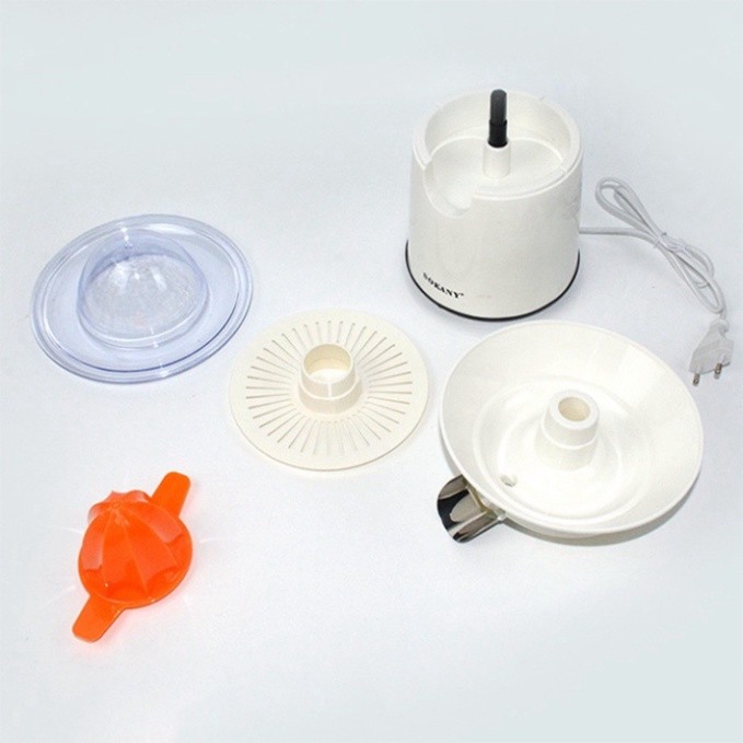 Máy vắt cam bằng điện DORON 45W xoay ép 2 chiều tự động vắt lọc hạt
