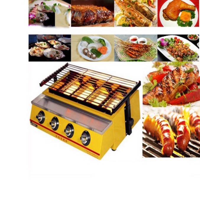 Bếp nướng hải sản ETON ET-K222 4 họng đốt nhiệt độ cao, không tạt lửa