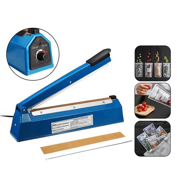 Máy hàn miệng túi PFS-300 đa năng dán túi nilon, zip bạc, túi giấy craft