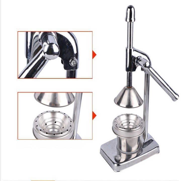 Dụng cụ ép nước cam, ép bưởi bằng tay chất liệu không rỉ