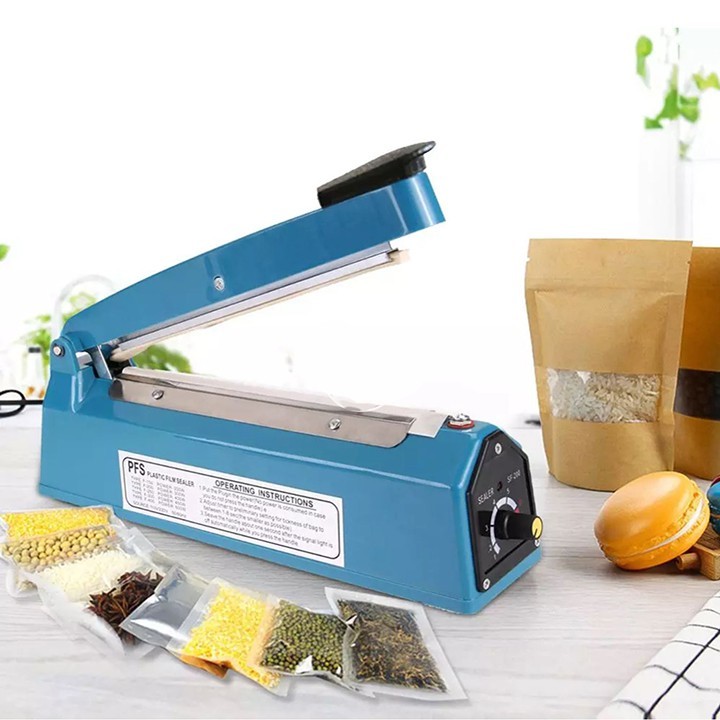 Máy hàn miệng túi PFS-200 đa năng dán túi nilon, zip bạc, túi giấy craft