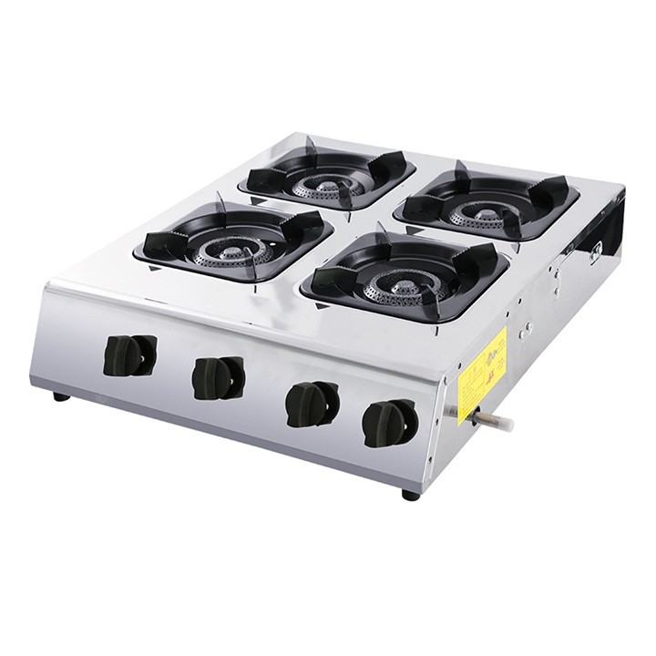 Bếp gas nấu mì cay 4 họng đốt nhiệt độ cao, ngọn lửa tỏa đều