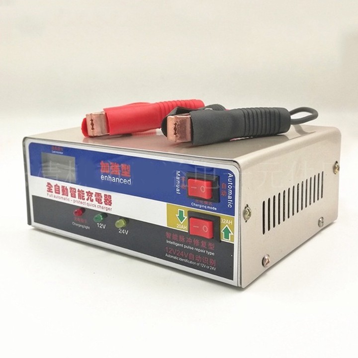 Bộ sạc ắc quy tự động 100Ah sạc thông minh tự ngắt khi đầy