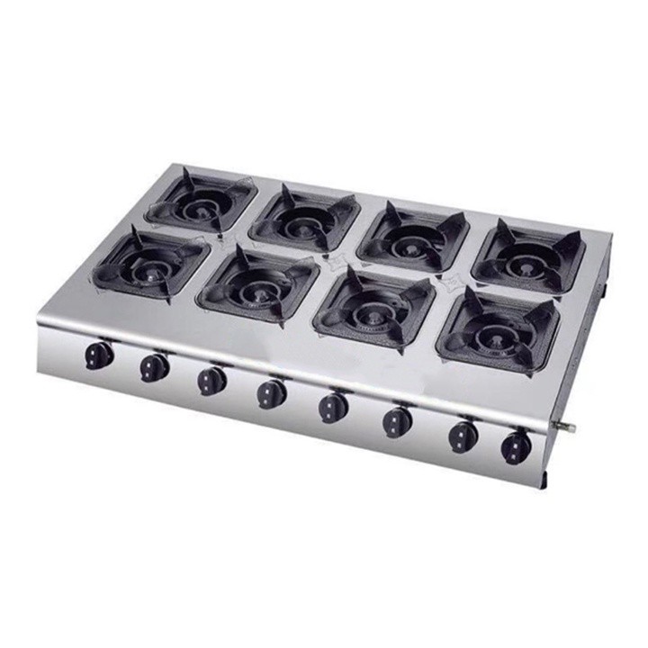 Bếp ga nấu mỳ cay 8 họng đốt nhiệt độ cao, ngọn lửa tỏa đều