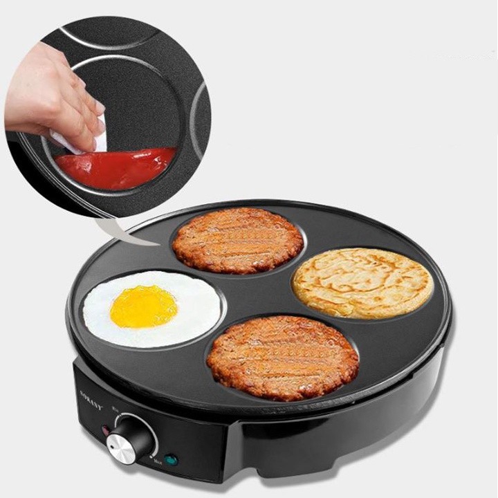 Máy làm đồ ăn sáng 1200W làm bánh tráng, nướng thịt ốp trứng đa năng