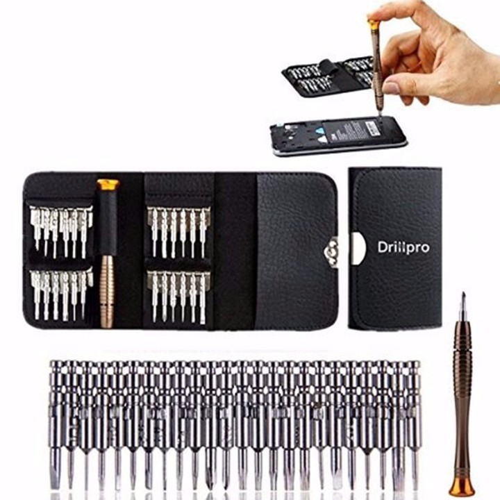 Bộ Tua Vít 25 Chi Tiết Dùng Sửa Chữa Điện Thoại Tiện Dụng