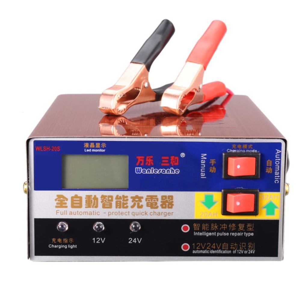 Sạc acquy 12v 100Ah sạc thông minh tự ngắt khi đầy