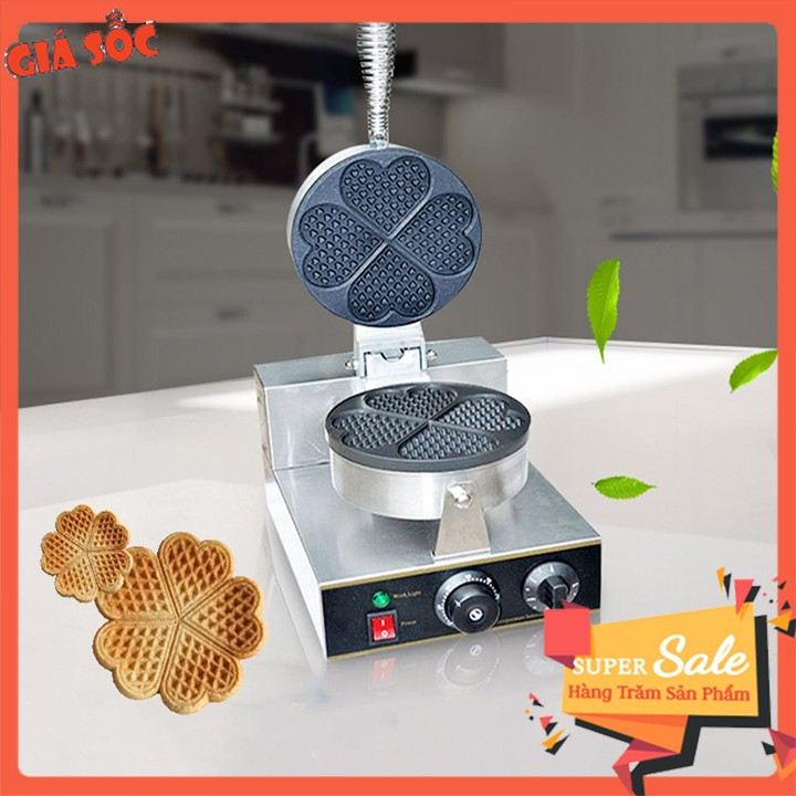 Máy làm bánh tổ ong công nghiệp 1300W công nghiệp làm nóng nhanh, năng suất cao