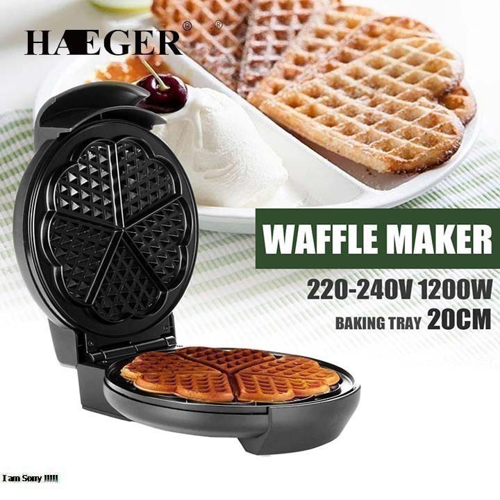 Dụng cụ làm bánh bông lan, bánh waffle nhập chính hãng Haeger