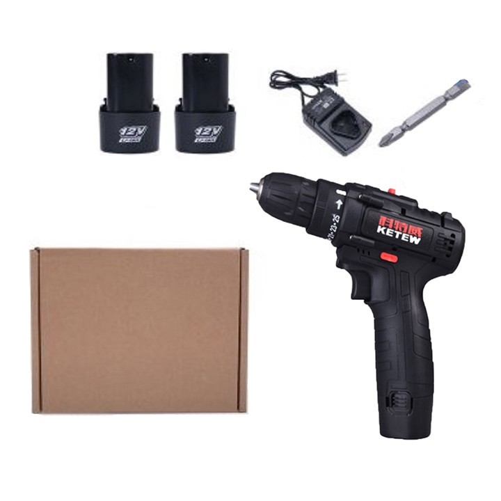 Máy khoan pin cầm tay 36V 2 pin kèm nhiều phụ kiện