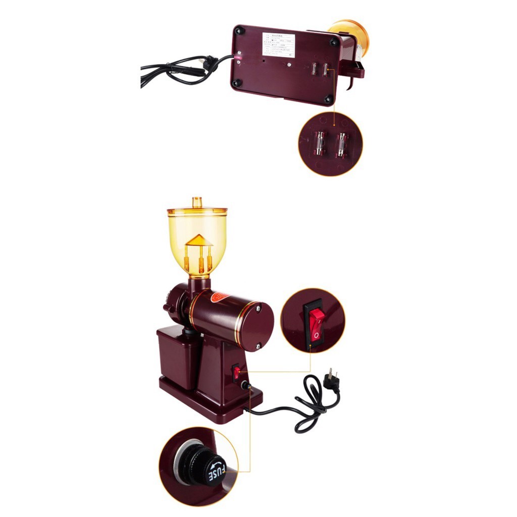 Máy xay cafe 600N 180W nhỏ gọn có 8 mức độ xay