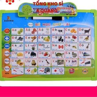Bảng Chữ Cái Điện Tử 5 Tờ 11 Chủ Đề Cho Bé - Bảng Chữ Cái Luyện Nghe Nói Cho Bé Từ 1-5 Tuổi Tiện Lợi