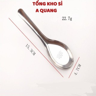 [COMBO 10]Thìa phở hoa sen inox không gỉ sáng bóng bền đẹp, Thìa ăn phở, muỗng ăn cơm, inox không gỉ ,cán dày sáng bóng,